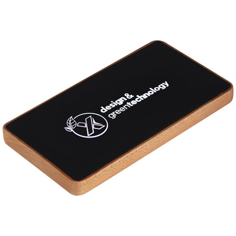 SCX.design P35 5.000 mAh Powerbank aus Holz mit Leuchtlogo, holz, schwarz bedrucken, Art.-Nr. 1PX04971 SCX.design P35 5.000 mAh Powerbank aus Holz mit Leuchtlogo, holz, schwarz bedrucken, Art.-Nr. 1PX04971