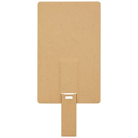 Rechteckiger, ausklappbarer USB-Stick in Kreditkarten-Format, Kraftpapier, 1GB bedrucken, Art.-Nr. 1Z48506D Rechteckiger, ausklappbarer USB-Stick in Kreditkarten-Format, Kraftpapier, 1GB bedrucken, Art.-Nr. 1Z48506D