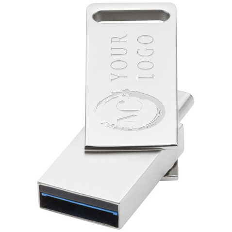Typ C USB 3.0 Stick, silber, 32GB bedrucken, Art.-Nr. 1Z48981L Typ C USB 3.0 Stick, silber, 32GB bedrucken, Art.-Nr. 1Z48981L