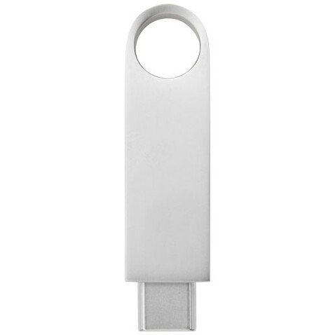 Typ C USB 3.0 Stick rund, silber, 32GB bedrucken, Art.-Nr. 1Z49081L Typ C USB 3.0 Stick rund, silber, 32GB bedrucken, Art.-Nr. 1Z49081L