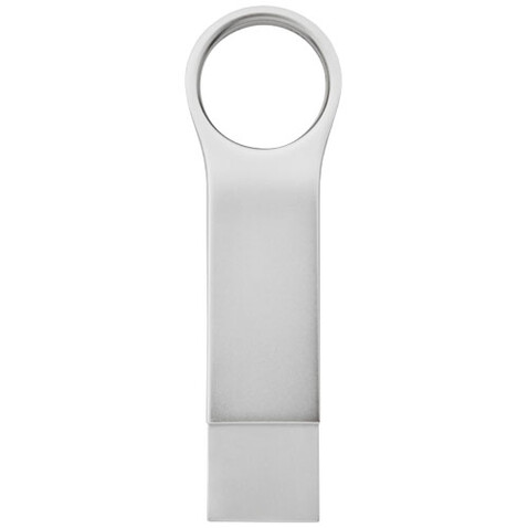 Typ C USB Stick 3.0 rund, groß, silber, 32GB bedrucken, Art.-Nr. 1Z49181L Typ C USB Stick 3.0 rund, groß, silber, 32GB bedrucken, Art.-Nr. 1Z49181L