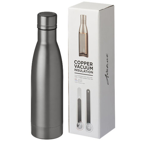 Vasa 500 ml Kupfer-Vakuum Isolierflasche, Titan bedrucken, Art.-Nr. 10049403 Vasa 500 ml Kupfer-Vakuum Isolierflasche, Titan bedrucken, Art.-Nr. 10049403