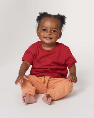 Baby Creator - Das Iconic Baby-T-Shirt - Red - 0-6 m/56-68cm bedrucken, Art.-Nr. STTB918C004B1