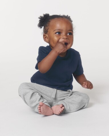 Baby Creator - Das Iconic Baby-T-Shirt - French Navy - 24-36 m/92-98cm bedrucken, Art.-Nr. STTB918C727B5