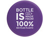 H2O Active® Eco Tempo 700 ml Wasserflasche mit Drehdeckel, lila, kohle bedrucken, Art.-Nr. 21045037