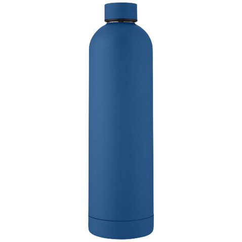 Spring 1 l Kupfer-Vakuum Isolierflasche, Tech blue bedrucken, Art.-Nr. 10068552