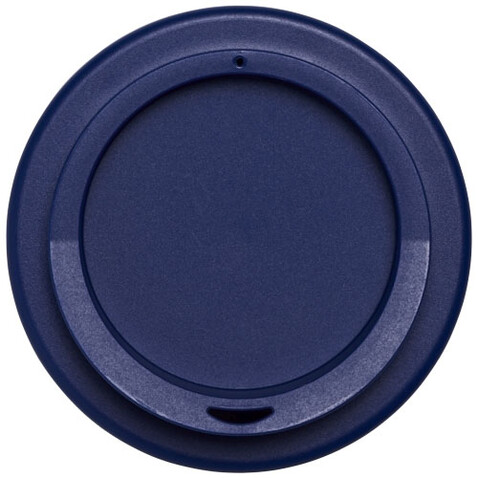 Americano® 350 ml Isolierbecher mit Schutzring, blau, weiss bedrucken, Art.-Nr. 22000298