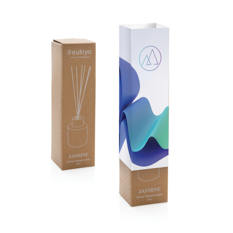 Ukiyo Deluxe Duft-Sticks weiß bedrucken, Art.-Nr. P262.953 Ukiyo Deluxe Duft-Sticks weiß bedrucken, Art.-Nr. P262.953