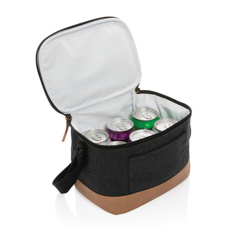 Impact AWARE™ rCanvas 6-Pack Kühltasche schwarz bedrucken, Art.-Nr. P422.421 Impact AWARE™ rCanvas 6-Pack Kühltasche schwarz bedrucken, Art.-Nr. P422.421