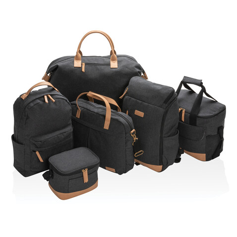 Impact AWARE™ rCanvas 6-Pack Kühltasche schwarz bedrucken, Art.-Nr. P422.421 Impact AWARE™ rCanvas 6-Pack Kühltasche schwarz bedrucken, Art.-Nr. P422.421