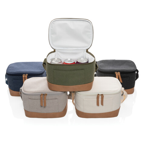 Impact AWARE™ rCanvas 6-Pack Kühltasche schwarz bedrucken, Art.-Nr. P422.421 Impact AWARE™ rCanvas 6-Pack Kühltasche schwarz bedrucken, Art.-Nr. P422.421