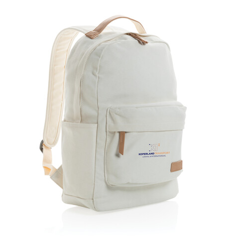 Impact AWARE™ 16 oz. rCanvas Rucksack off white bedrucken, Art.-Nr. P760.220