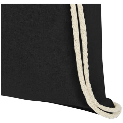 Oregon 100 g/m² Premium Turnbeutel 5L, schwarz bedrucken, Art.-Nr. 12011301 Oregon 100 g/m² Premium Turnbeutel 5L, schwarz bedrucken, Art.-Nr. 12011301