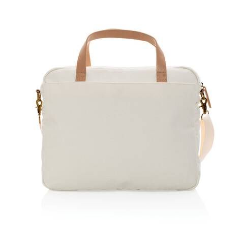 Impact AWARE™ 16 oz. rCanvas Laptop-Tasche off white bedrucken, Art.-Nr. P760.230 Impact AWARE™ 16 oz. rCanvas Laptop-Tasche off white bedrucken, Art.-Nr. P760.230