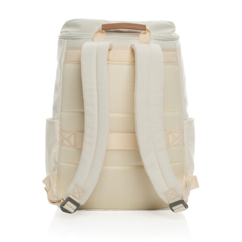 Impact AWARE™ 16 oz. r recyceltem canvas 15" Laptop-Rucksack off white bedrucken, Art.-Nr. P760.240