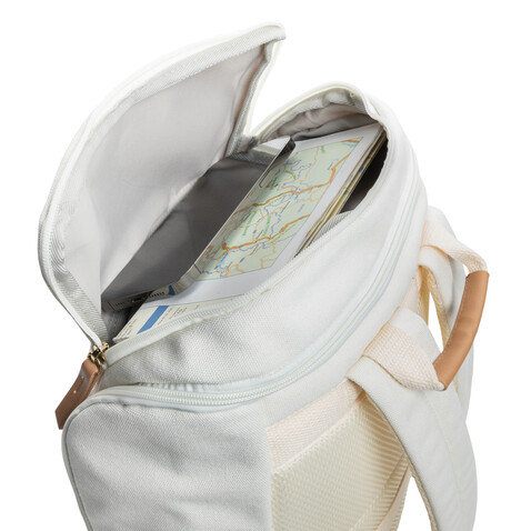 Impact AWARE™ 16 oz. r recyceltem canvas 15" Laptop-Rucksack off white bedrucken, Art.-Nr. P760.240