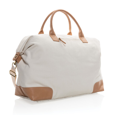 Impact AWARE™ 16 oz. rCanvas große Wochenendtasche off white bedrucken, Art.-Nr. P760.250 Impact AWARE™ 16 oz. rCanvas große Wochenendtasche off white bedrucken, Art.-Nr. P760.250