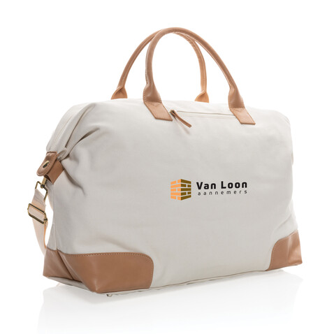 Impact AWARE™ 16 oz. rCanvas große Wochenendtasche off white bedrucken, Art.-Nr. P760.250 Impact AWARE™ 16 oz. rCanvas große Wochenendtasche off white bedrucken, Art.-Nr. P760.250