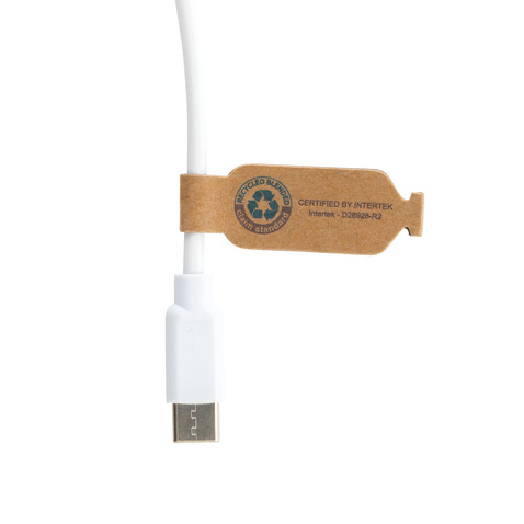 Ontario 6-in-1 Kabel aus RCS recyceltem Kunststoff weiß bedrucken, Art.-Nr. P302.463 Ontario 6-in-1 Kabel aus RCS recyceltem Kunststoff weiß bedrucken, Art.-Nr. P302.463