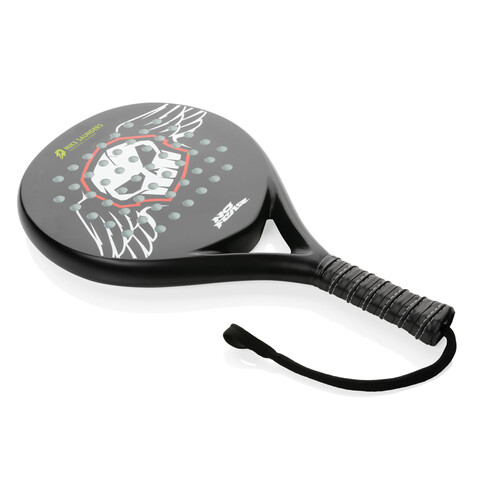 No Fear Fiberglas Padel-Racket schwarz bedrucken, Art.-Nr. P453.451 No Fear Fiberglas Padel-Racket schwarz bedrucken, Art.-Nr. P453.451