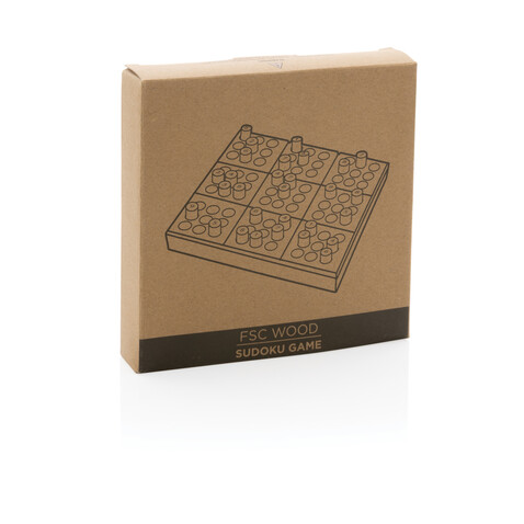 Holz-Sudoku-Spiel weiß bedrucken, Art.-Nr. P940.103