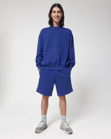 Ledger Dry - Das Boxy Rundhals-Unisex-Sweatshirt mit trockenem Griff - Worker Blue - 3XL bedrucken, Art.-Nr. STSU798C0883X