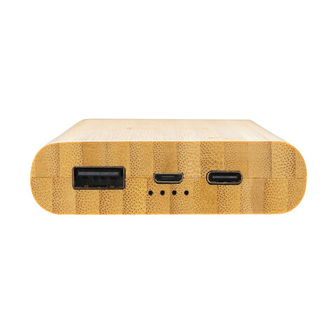8.000mAh Bambus-Wireless-Powerbank braun bedrucken, Art.-Nr. P322.359 8.000mAh Bambus-Wireless-Powerbank braun bedrucken, Art.-Nr. P322.359