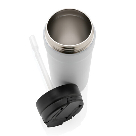RCS recyc. Stainless Steel Becher mit Hot & Cold Verschluss weiß bedrucken, Art.-Nr. P433.133 RCS recyc. Stainless Steel Becher mit Hot & Cold Verschluss weiß bedrucken, Art.-Nr. P433.133