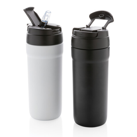 RCS recyc. Stainless Steel Becher mit Hot & Cold Verschluss weiß bedrucken, Art.-Nr. P433.133 RCS recyc. Stainless Steel Becher mit Hot & Cold Verschluss weiß bedrucken, Art.-Nr. P433.133