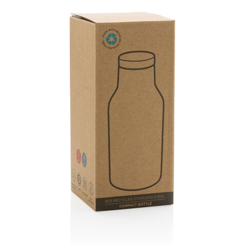RCS recycelte Stainless Steel Kompakt-Flasche grün bedrucken, Art.-Nr. P433.197 RCS recycelte Stainless Steel Kompakt-Flasche grün bedrucken, Art.-Nr. P433.197