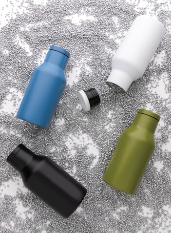 RCS recycelte Stainless Steel Kompakt-Flasche grün bedrucken, Art.-Nr. P433.197 RCS recycelte Stainless Steel Kompakt-Flasche grün bedrucken, Art.-Nr. P433.197