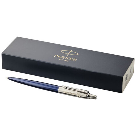 Parker Jotter Bond Street Kugelschreiber (blaue Mine), navy, silber bedrucken, Art.-Nr. 10684100 Parker Jotter Bond Street Kugelschreiber (blaue Mine), navy, silber bedrucken, Art.-Nr. 10684100