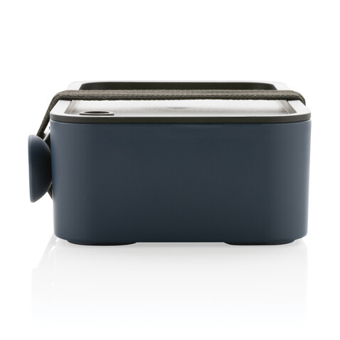 GRS RPP Lunchbox mit Göffel navy blau bedrucken, Art.-Nr. P269.055 GRS RPP Lunchbox mit Göffel navy blau bedrucken, Art.-Nr. P269.055