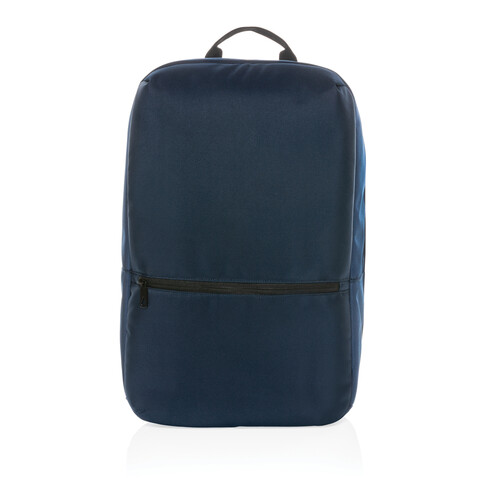 Impact AWARE™ 1200D 15,6-Zoll-Laptop-Rucksack navy blau, grau bedrucken, Art.-Nr. P762.815