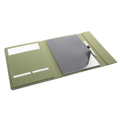 Impact Aware™ A4 Portfolio mit Magnetverschluss grün bedrucken, Art.-Nr. P774.377 Impact Aware™ A4 Portfolio mit Magnetverschluss grün bedrucken, Art.-Nr. P774.377