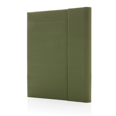 Impact Aware™ A4 Portfolio mit Magnetverschluss grün bedrucken, Art.-Nr. P774.377 Impact Aware™ A4 Portfolio mit Magnetverschluss grün bedrucken, Art.-Nr. P774.377