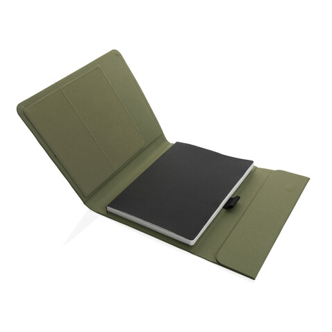 Impact Aware™ A5 Notebook mit Magnetverschluss grün bedrucken, Art.-Nr. P774.387