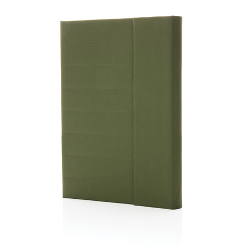 Impact Aware™ A5 Notebook mit Magnetverschluss grün bedrucken, Art.-Nr. P774.387