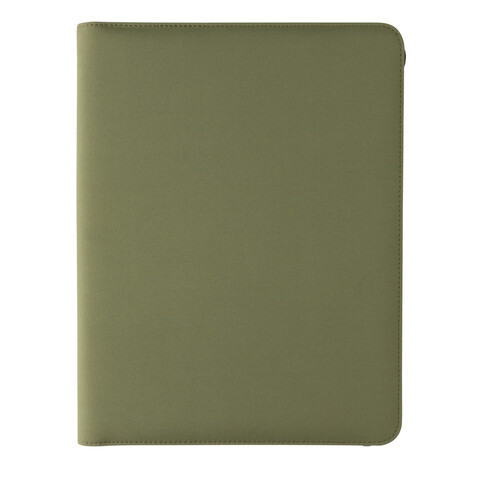 Impact Aware™ Deluxe 300D Tech Portfolio mit Reißverschluss grün bedrucken, Art.-Nr. P774.397
