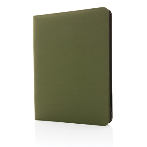 Impact Aware™ Deluxe 300D Tech Portfolio mit Reißverschluss grün bedrucken, Art.-Nr. P774.397