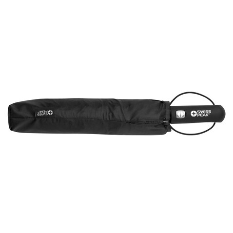 Swiss Peak AWARE™ Tornado 27" Taschen-StormProof-Schirm schwarz bedrucken, Art.-Nr. P850.331 Swiss Peak AWARE™ Tornado 27" Taschen-StormProof-Schirm schwarz bedrucken, Art.-Nr. P850.331