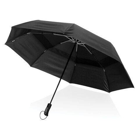 Swiss Peak AWARE™ Tornado 27" Taschen-StormProof-Schirm schwarz bedrucken, Art.-Nr. P850.331 Swiss Peak AWARE™ Tornado 27" Taschen-StormProof-Schirm schwarz bedrucken, Art.-Nr. P850.331