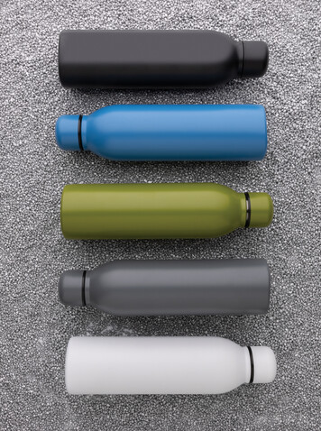 RCS recycelte Stainless Steel Vakuumflasche grün bedrucken, Art.-Nr. P433.047 RCS recycelte Stainless Steel Vakuumflasche grün bedrucken, Art.-Nr. P433.047