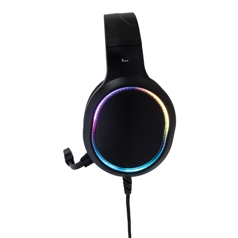 RGB Gaming Headset schwarz bedrucken, Art.-Nr. P329.271