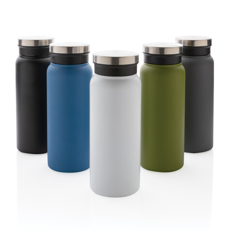 RCS recycelte Stainless Steel Vakuumflasche 600ml grün bedrucken, Art.-Nr. P433.027 RCS recycelte Stainless Steel Vakuumflasche 600ml grün bedrucken, Art.-Nr. P433.027