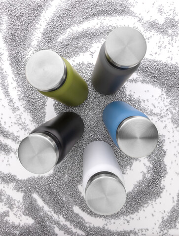 RCS recycelte Stainless Steel Vakuumflasche 600ml grün bedrucken, Art.-Nr. P433.027 RCS recycelte Stainless Steel Vakuumflasche 600ml grün bedrucken, Art.-Nr. P433.027