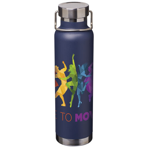 Thor 650 ml Kupfer-Vakuum Isoliersportflasche, navy bedrucken, Art.-Nr. 10048803 Thor 650 ml Kupfer-Vakuum Isoliersportflasche, navy bedrucken, Art.-Nr. 10048803