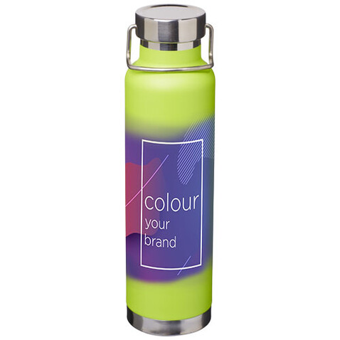 Thor 650 ml Kupfer-Vakuum Isoliersportflasche, limone bedrucken, Art.-Nr. 10048805 Thor 650 ml Kupfer-Vakuum Isoliersportflasche, limone bedrucken, Art.-Nr. 10048805