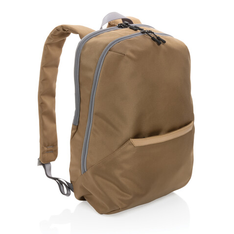 Impact AWARE™ 1200D 15.6'' Laptop-Rucksack khaki, grau bedrucken, Art.-Nr. P762.829 Impact AWARE™ 1200D 15.6'' Laptop-Rucksack khaki, grau bedrucken, Art.-Nr. P762.829