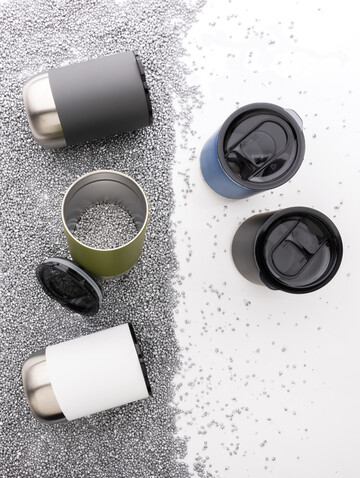 RCS recycelter Stainless Steel Becher grün bedrucken, Art.-Nr. P433.067 RCS recycelter Stainless Steel Becher grün bedrucken, Art.-Nr. P433.067
